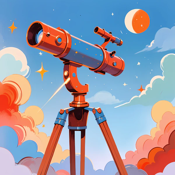 Telescope Under Stars
