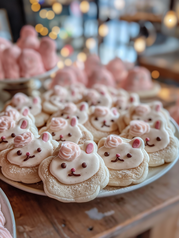 Handmade Animal Face Cookies