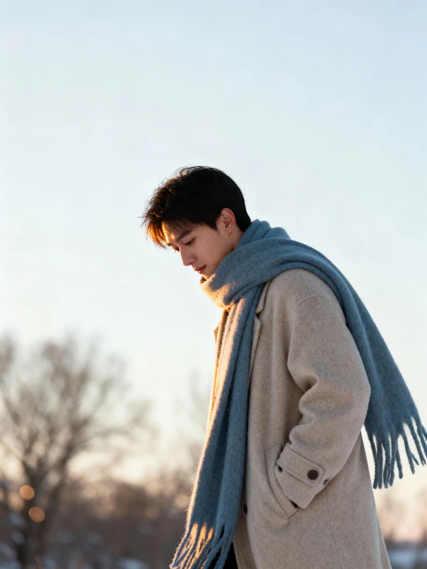 Winter Sunset Contemplation