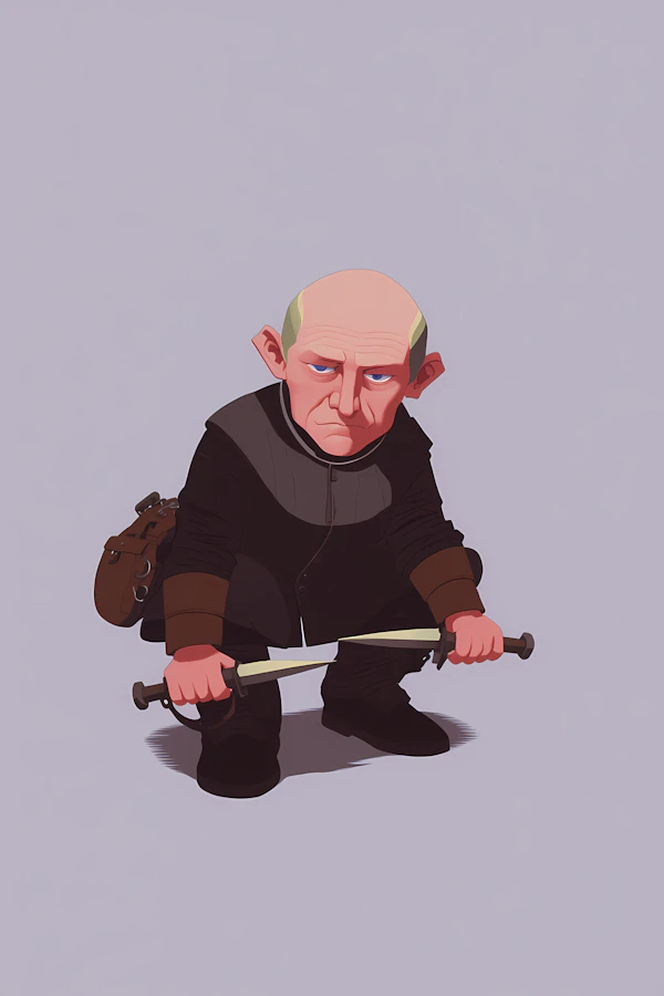 Crouching Swordsman