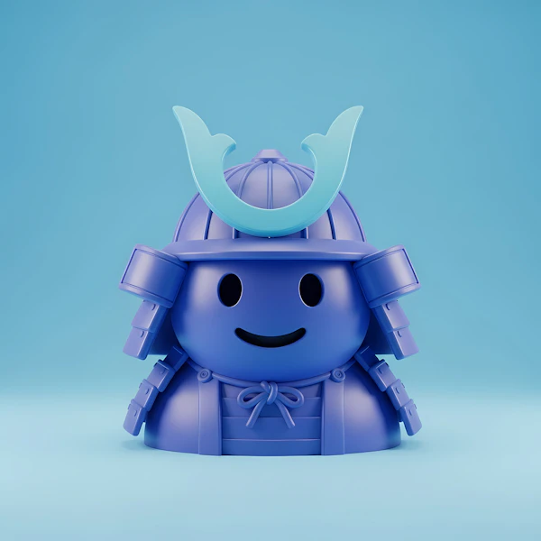 Stylized Samurai Render