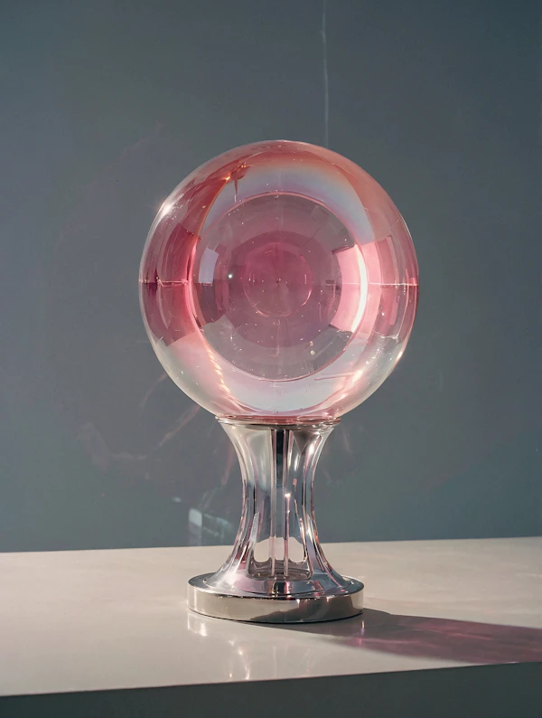 Modern Glass Sphere Art