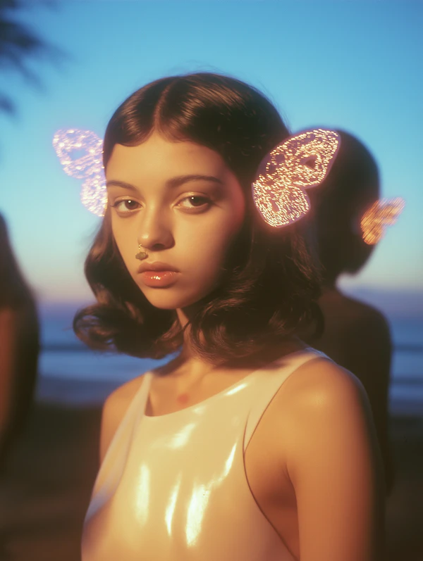 Ethereal Sunset Portrait