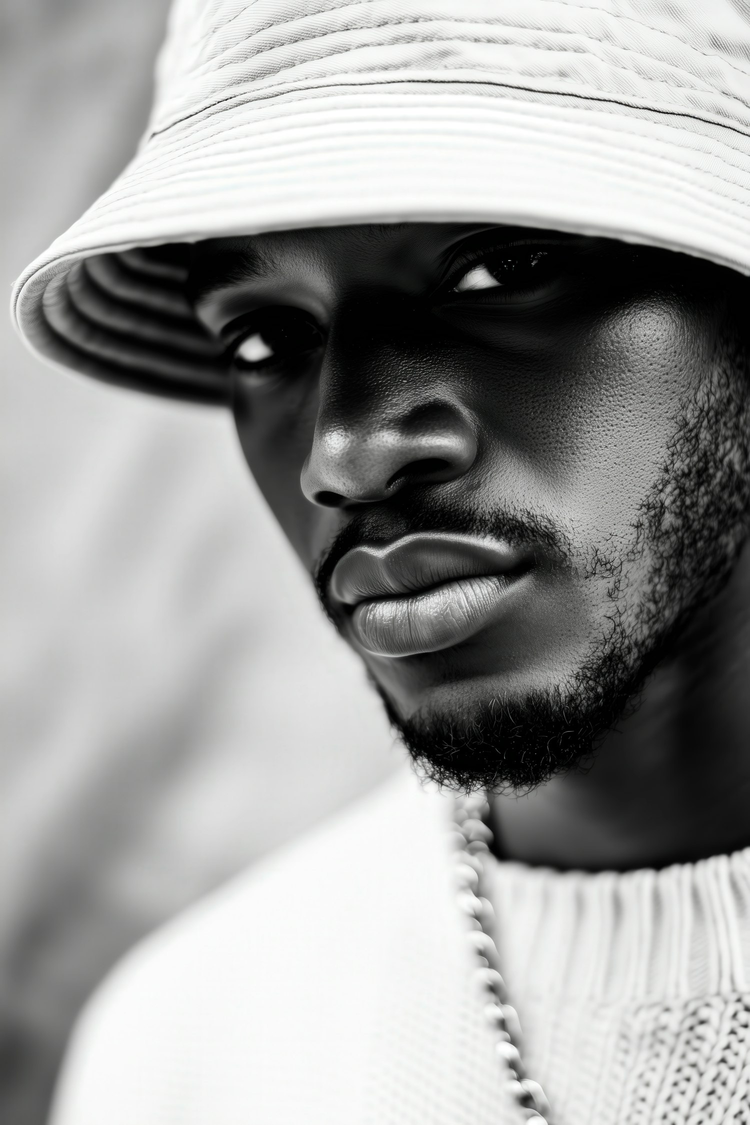 Black-and-White Portrait