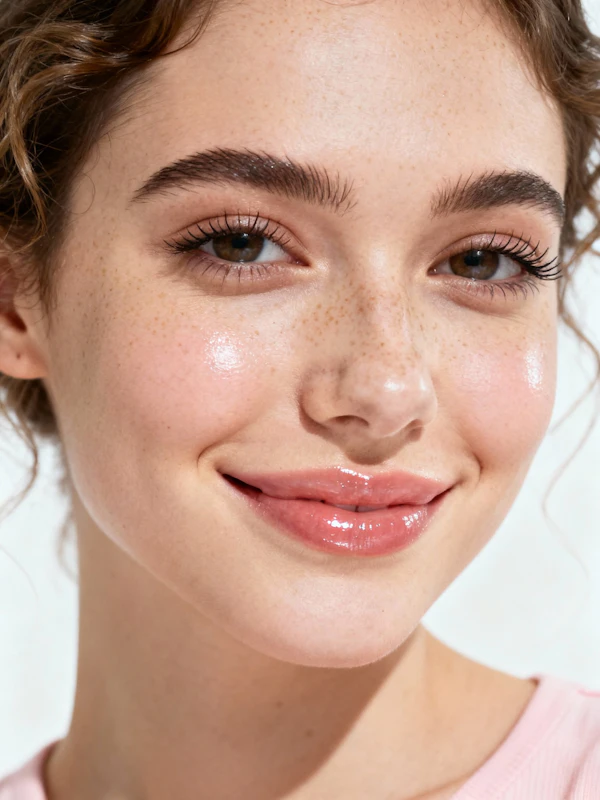 Freckled Beauty Portrait