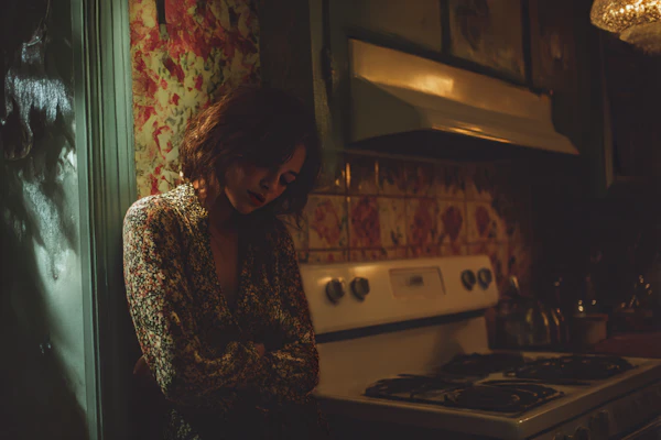 Contemplative Kitchen Scene