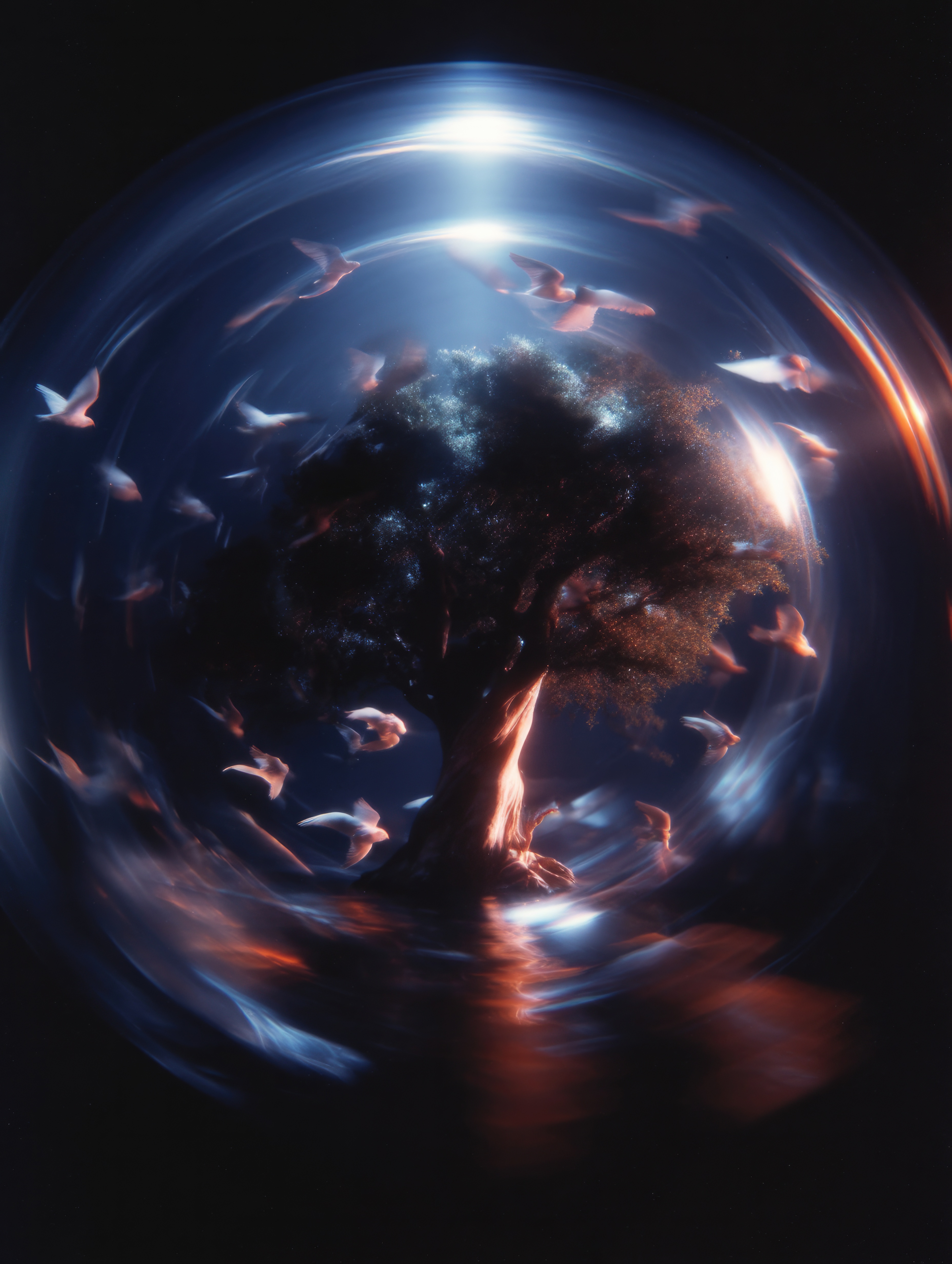 Ethereal Tree Sphere Photo on Lummi