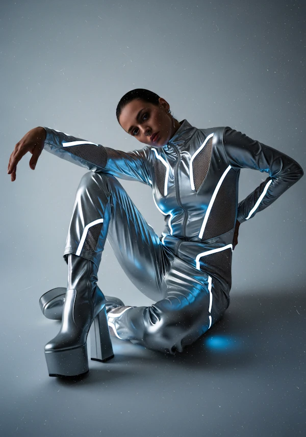 Futuristic Fashion Pose