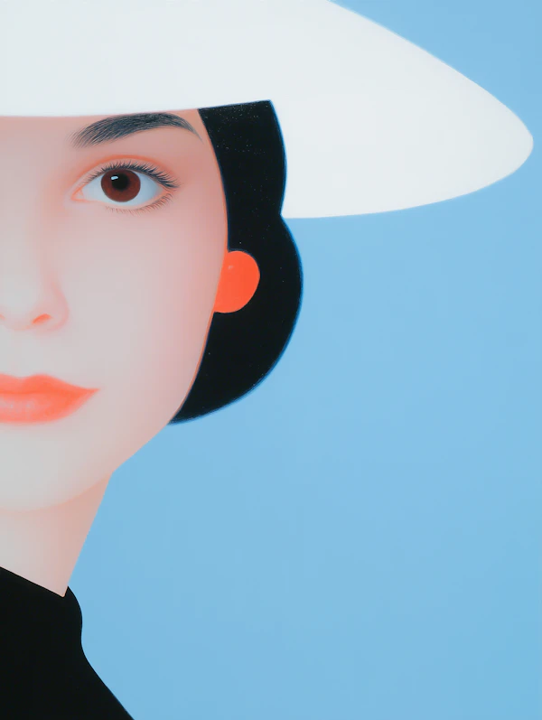 Minimalist Woman Portrait