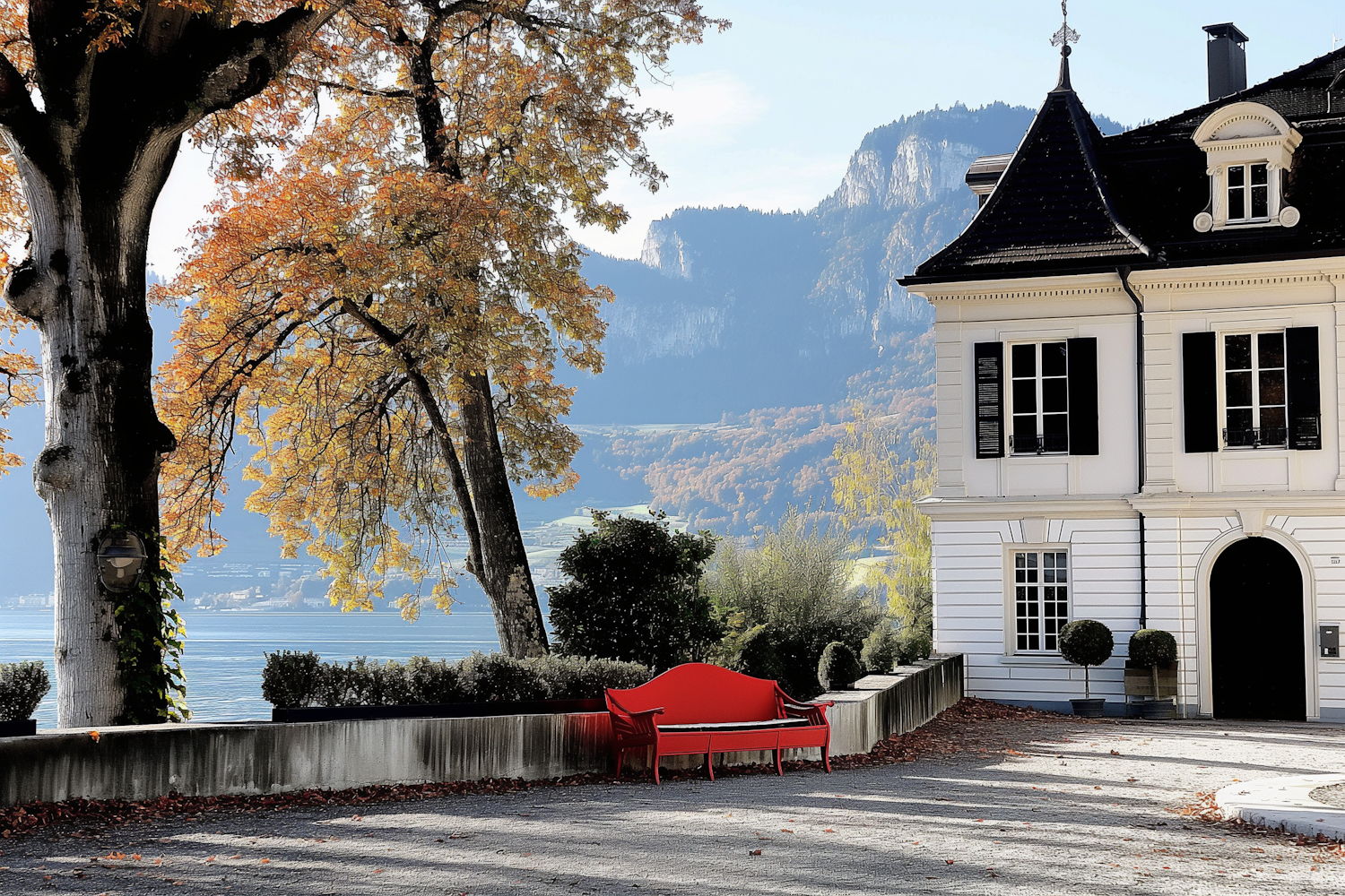 Elegant Lakeside Building