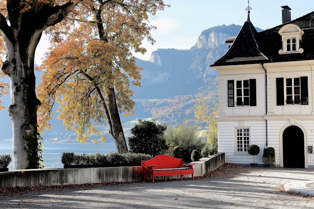 Elegant Lakeside Building