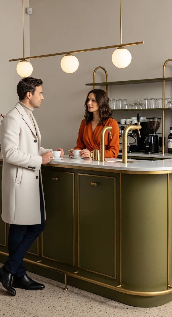 Modern Coffee Bar Scene