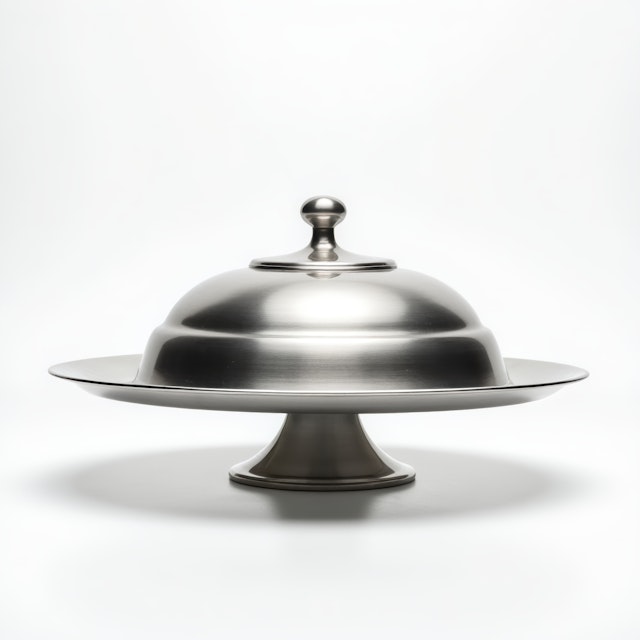 Elegant Silver Cloche