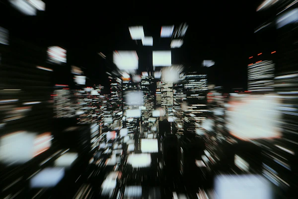 Abstract Cityscape Night