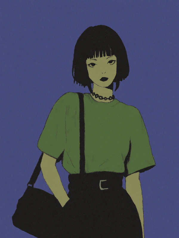 Minimalist Person Art