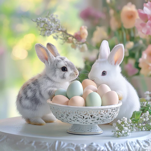 Springtime Baby Rabbits