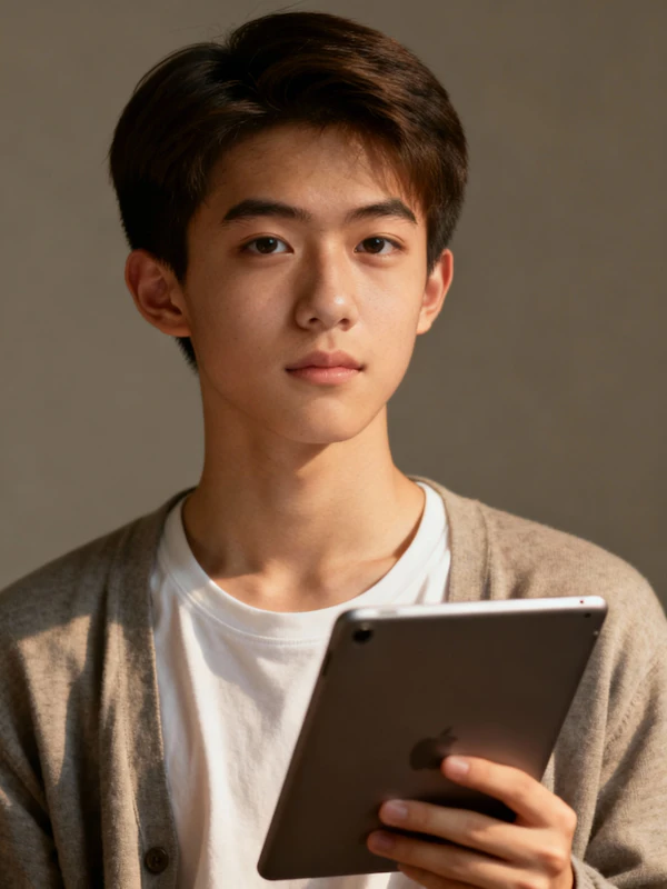 Man with Tablet