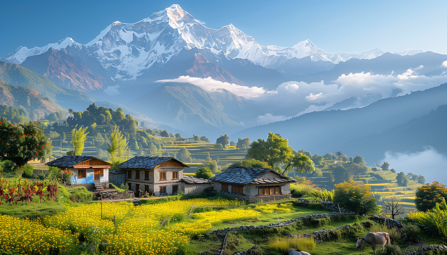 Tranquil Mountain Village