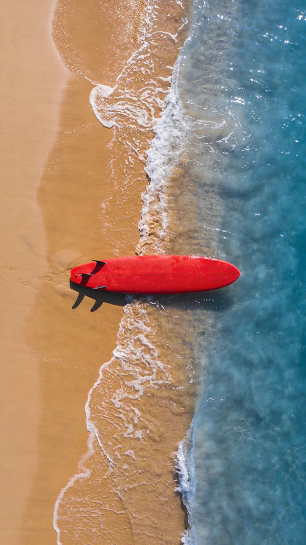 Surfboard on Shore
