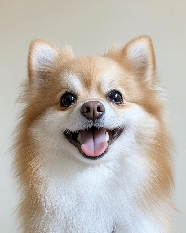 Joyful Pomeranian Close-Up