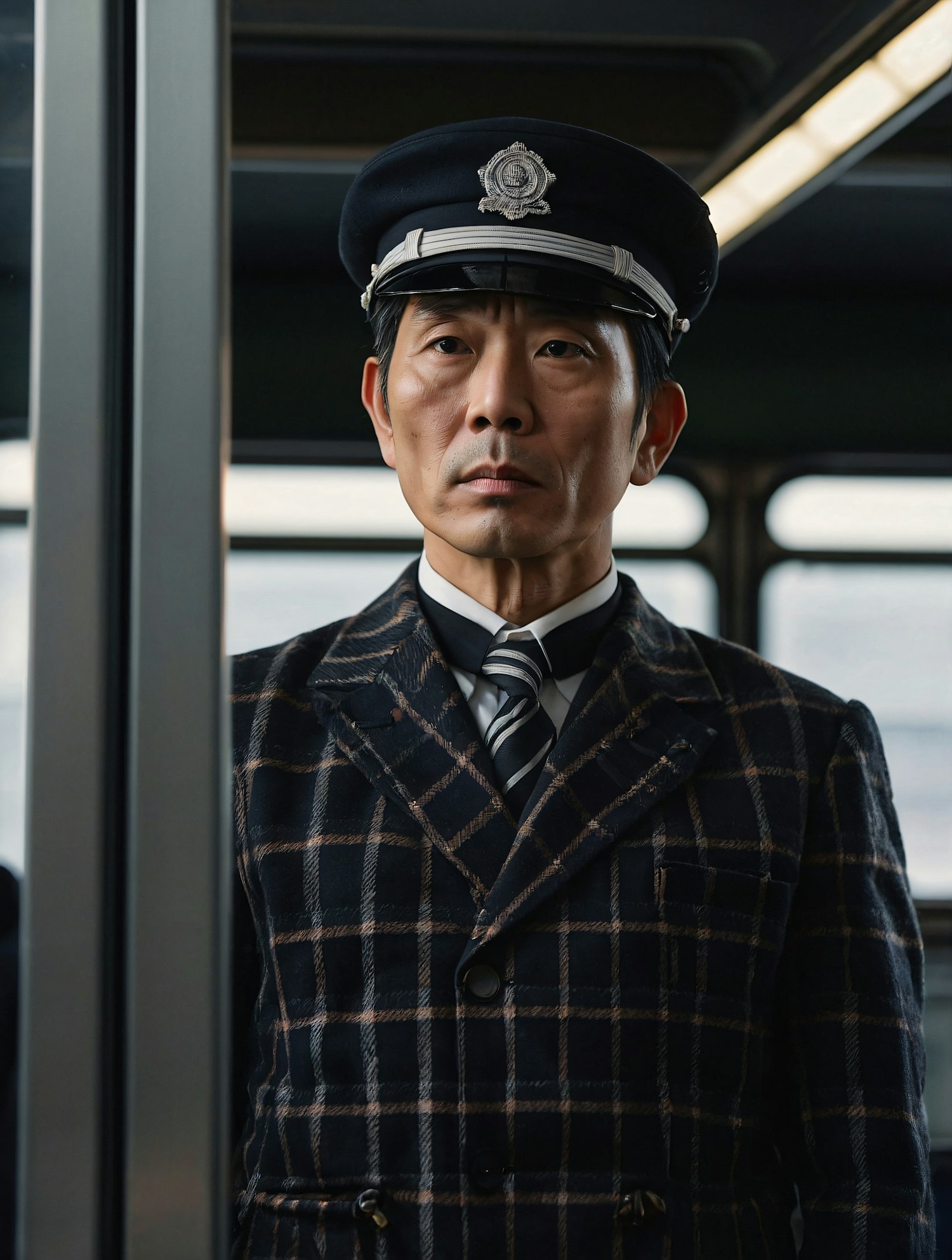 Train Conductor in Uniform