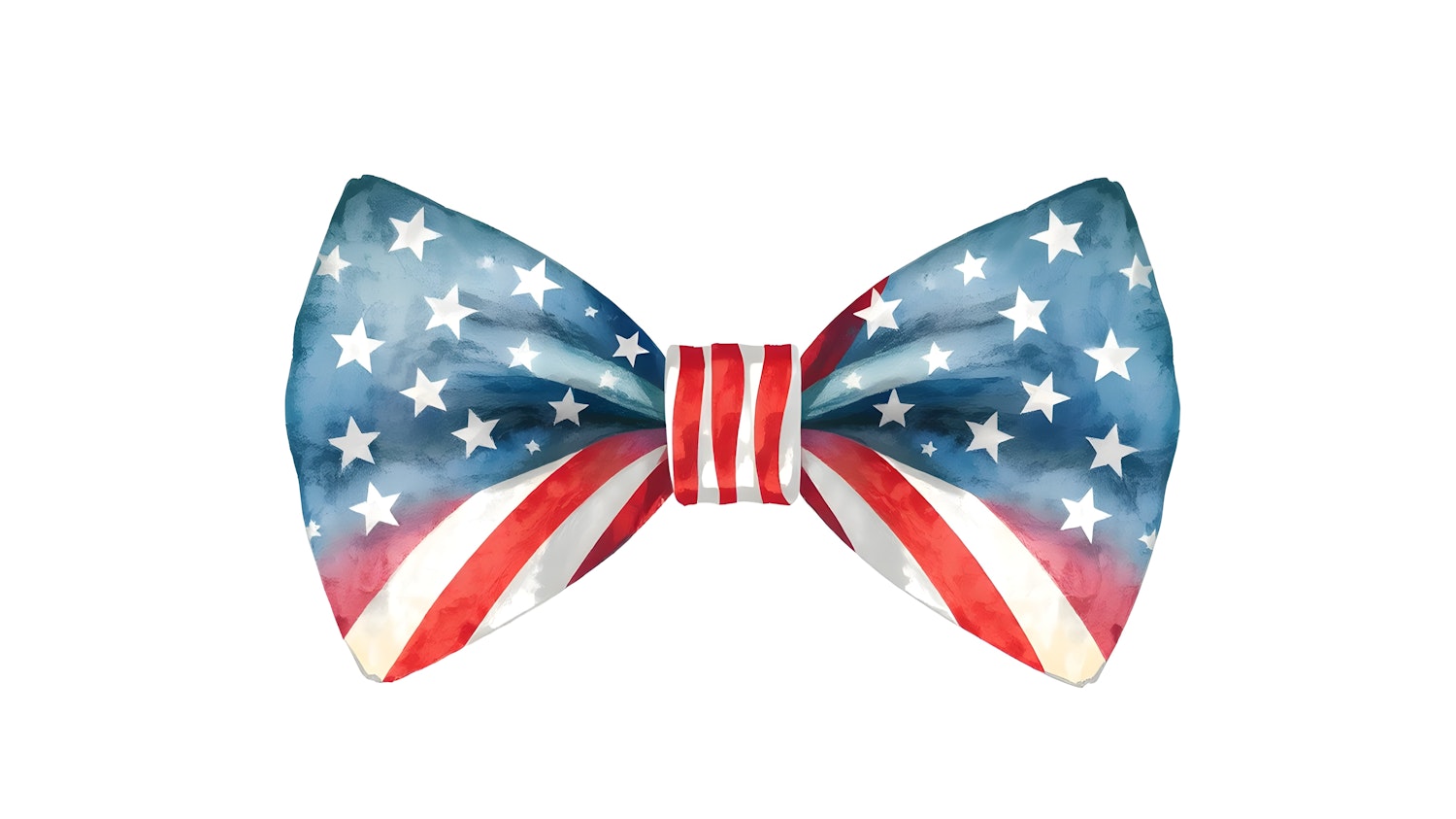 American Flag Bow Tie