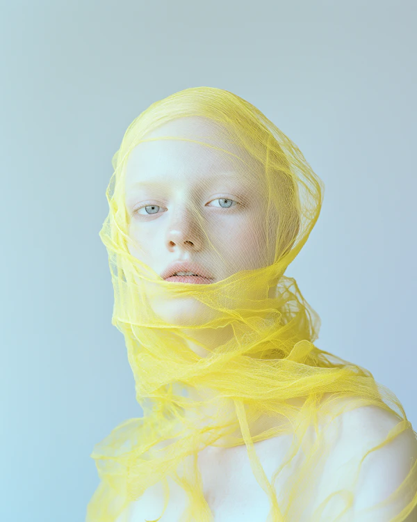 Ethereal Yellow Portrait