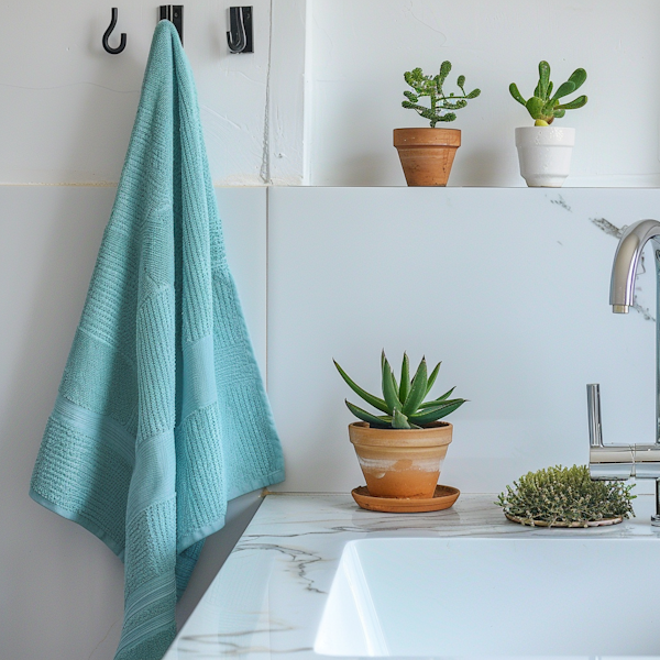 Inviting Bathroom Counter Design