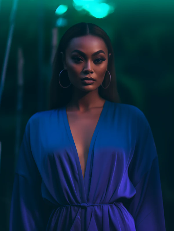 Serene Dusk Portrait