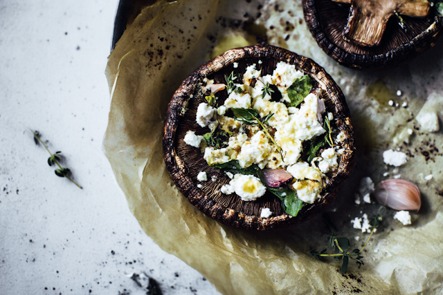 Stuffed Mushroom Dish
