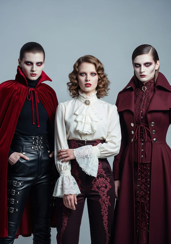 Gothic Fashion Trio