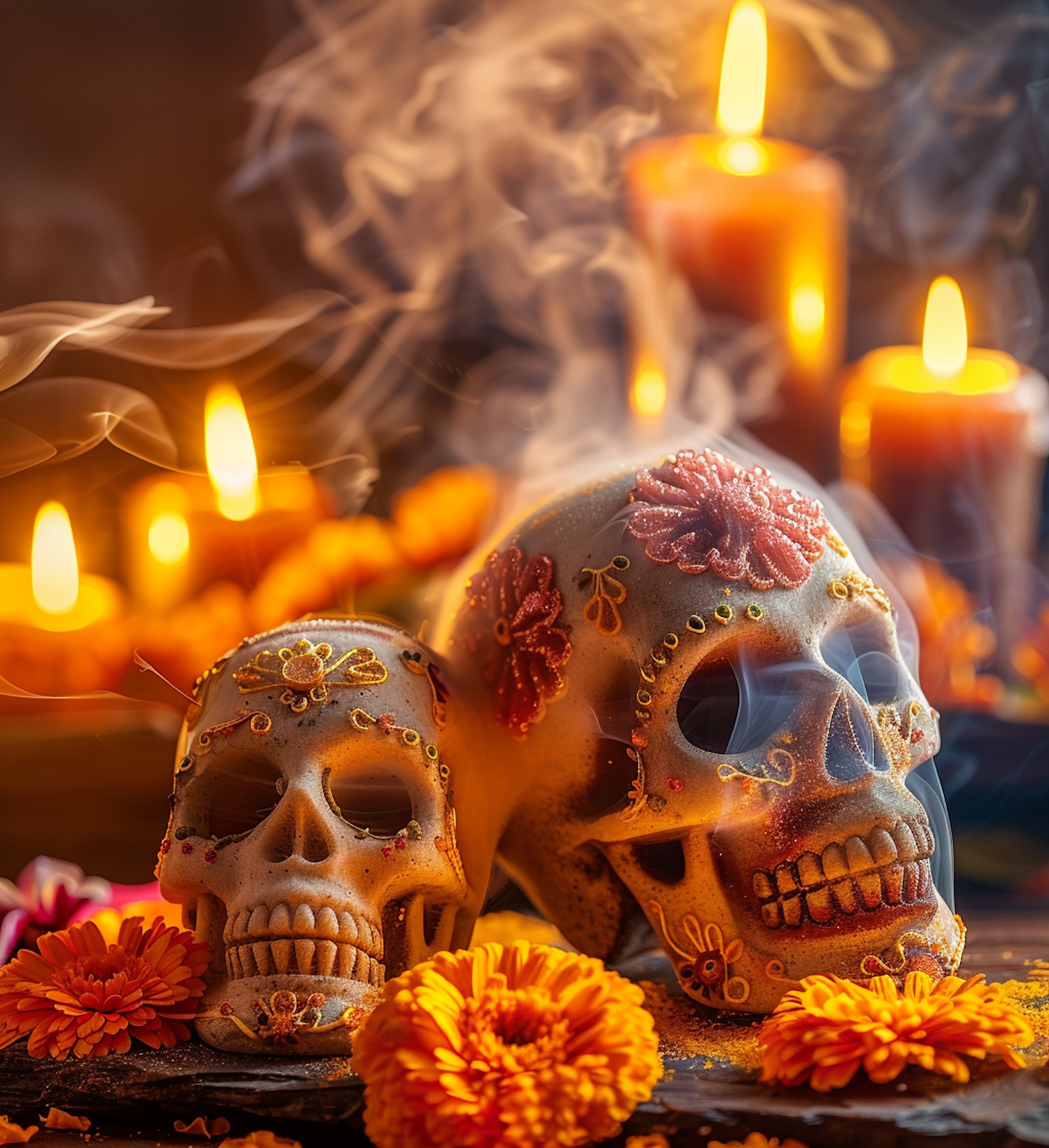 Dia de los Muertos Skulls