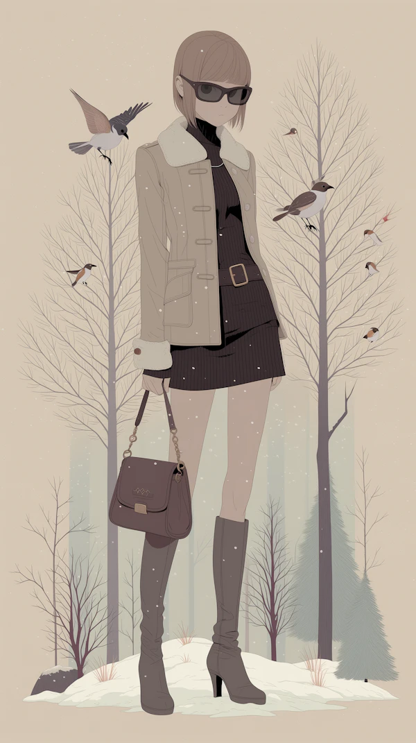 Winter Fashion Scene