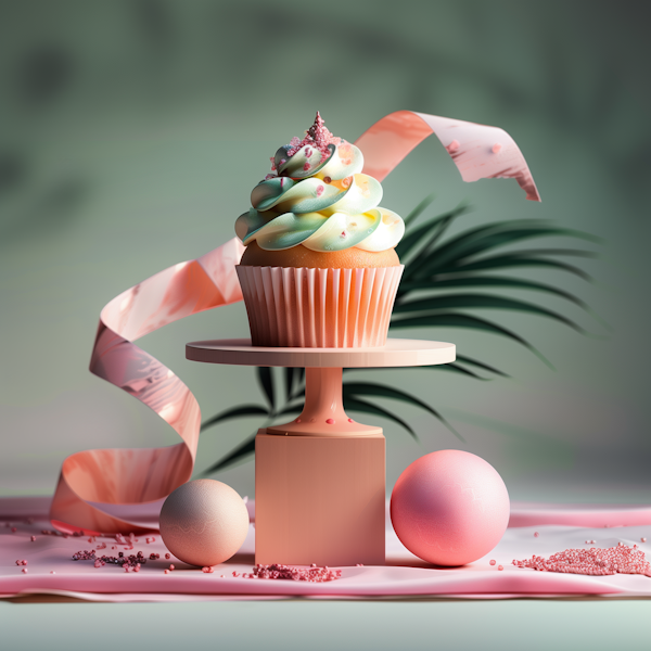 Pastel Cupcake Arrangement