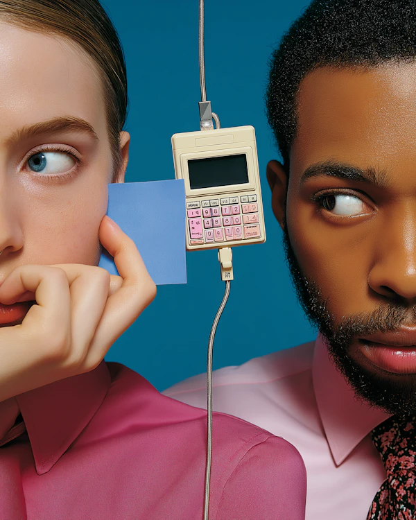 Quirky Duo with Calculator