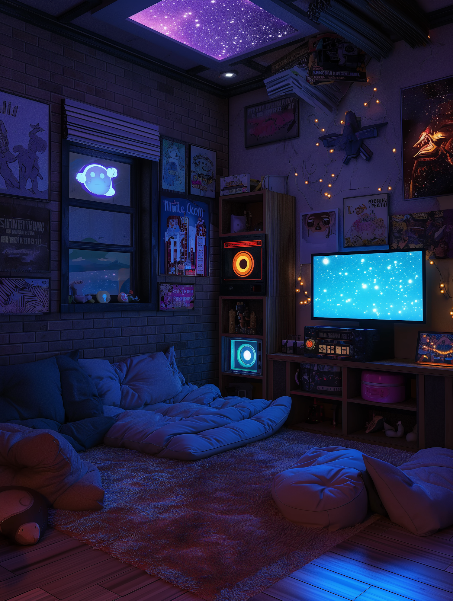 Cozy Personal Entertainment Room