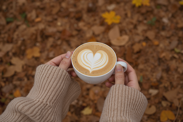 Cozy Autumn Coffee Moment