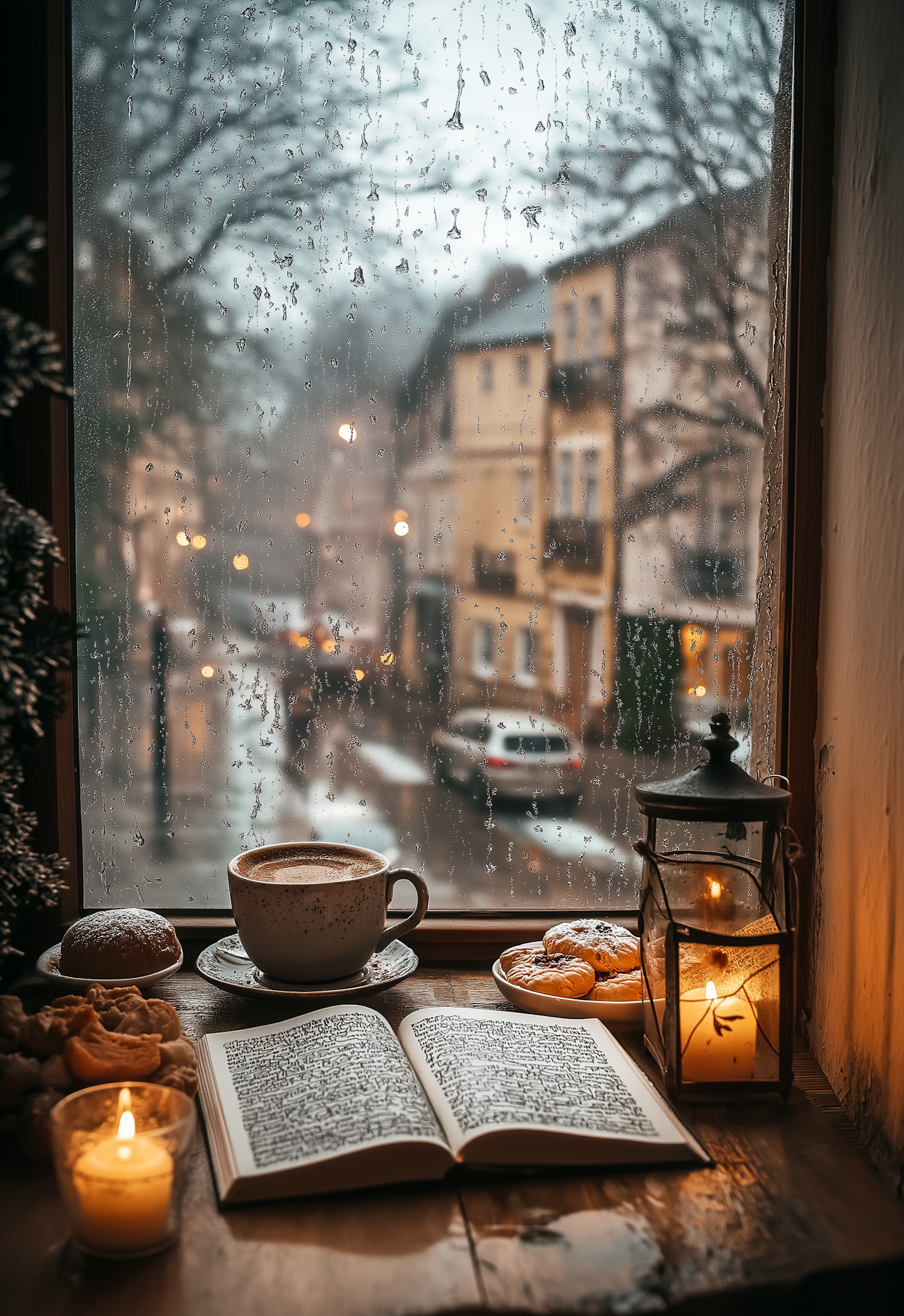 Cozy Rainy Day by the Window