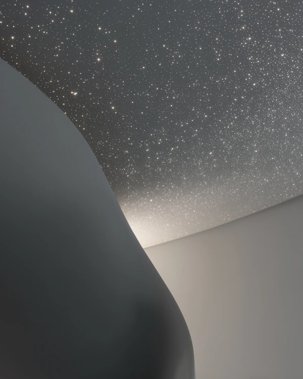 Surreal Starry Landscape