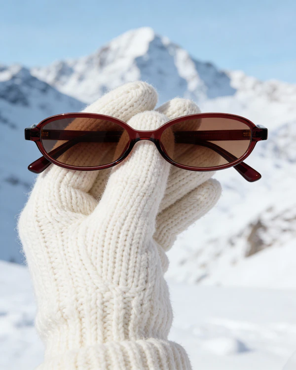 Winter Sunglasses Close-Up