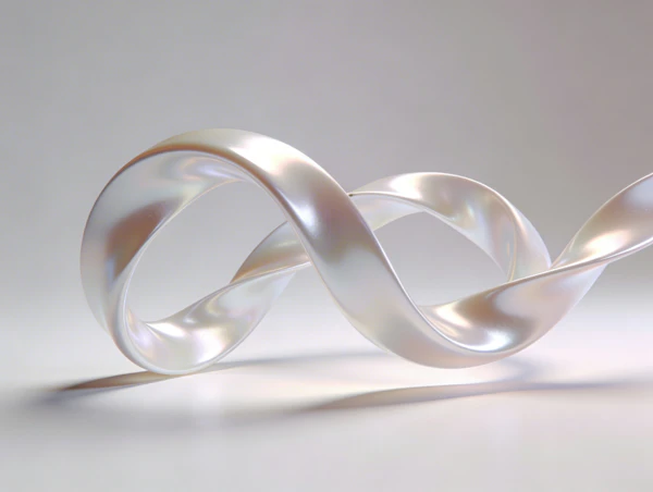 Pearlescent Ribbon Form