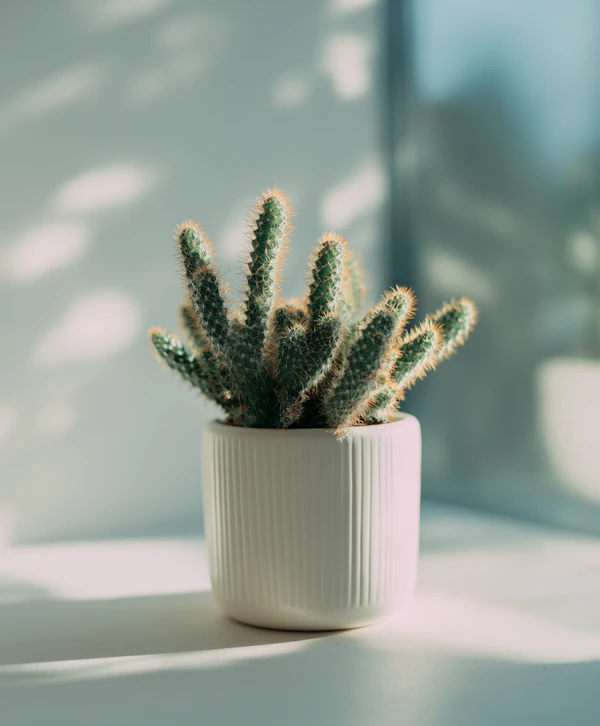 Cactus in Ceramic Pot