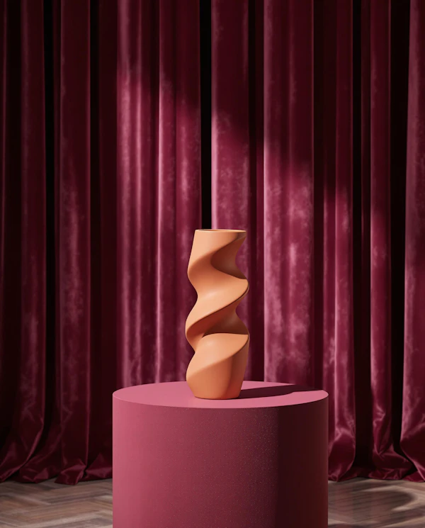 Abstract Vase Display