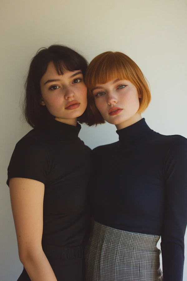 Introspective Portrait of Two Women