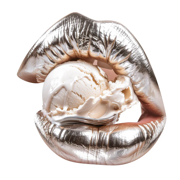 Metallic Lips & Ice Cream