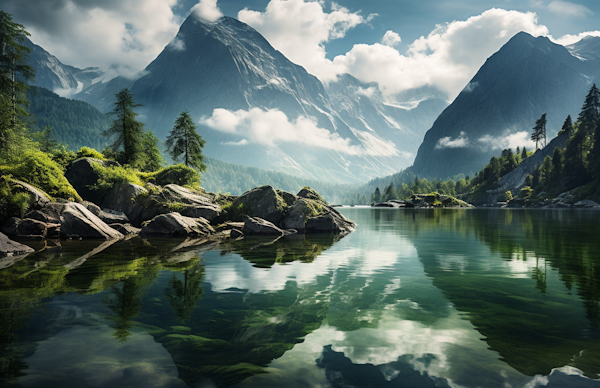 Alpine Serenity Lake