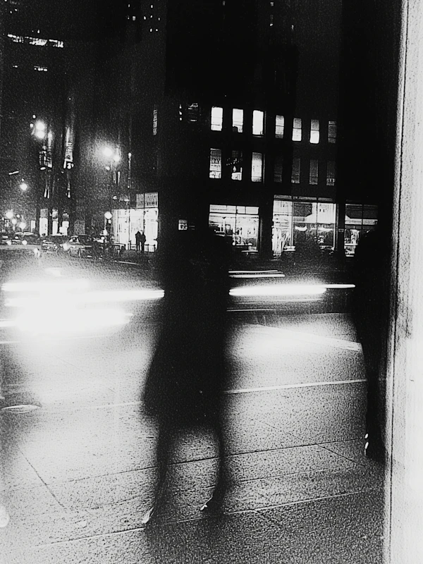 Urban Night Silhouette