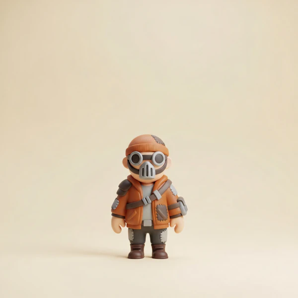 Post-Apocalyptic Figurine