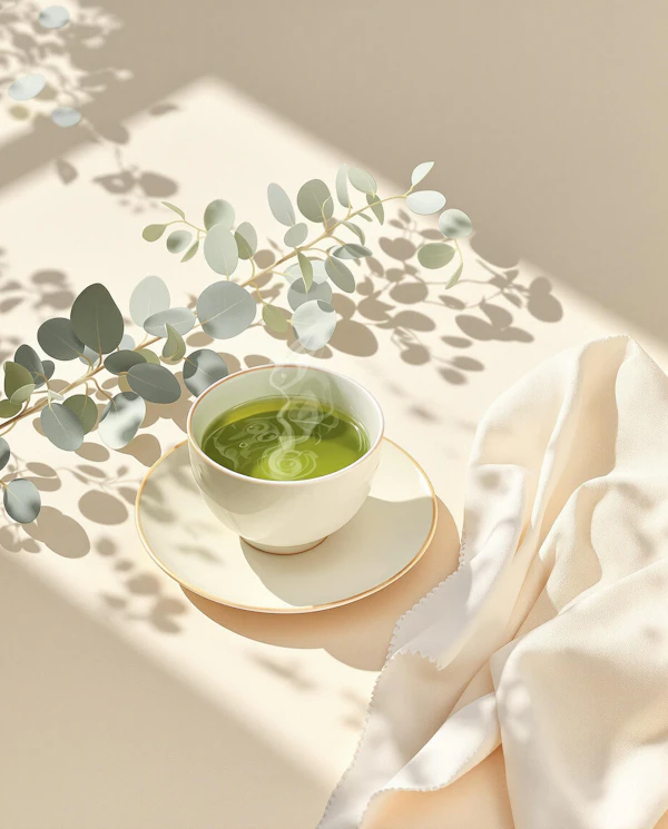 Serene Tea Scene
