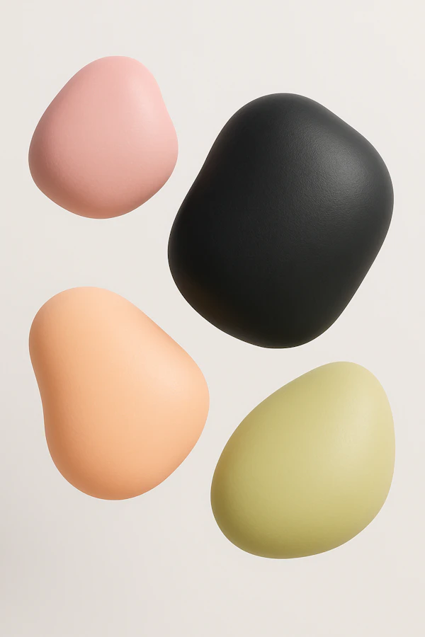 Minimalist Pastel Pebbles